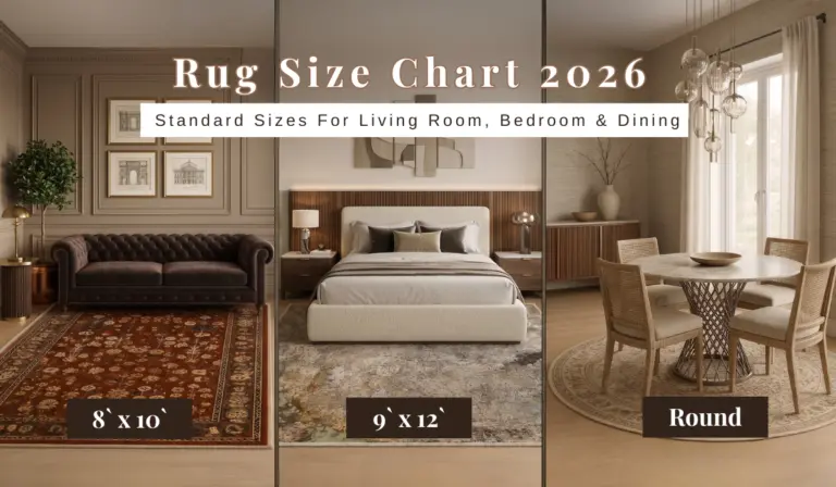 Best Rug Sizes for Every Room: Complete Size Chart